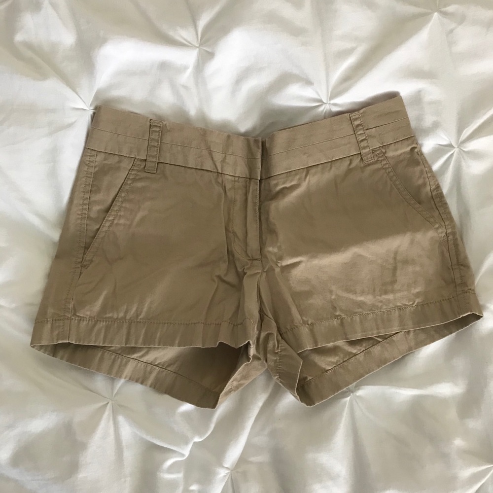 J Crew Chino shorts - khaki, 2” inseam size 2